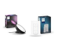 Philips Hue White and Colour Ambiance Bloom Smart LED Table Lamp Bundle, Includ