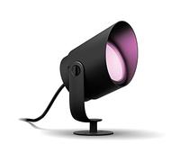 Philips Hue White and Color ambiance Lily XL Faretto Smart per Esterni Nero in Alluminio Kit senza alimentatore Basso voltaggio