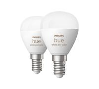 Philips Hue White and Color ambiance Sferetta - lampadina connessa E14 - (confezione da 2)