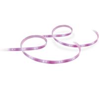 Philips Hue White & Col. Amb. Lightstrip Plus base da 2 m e 1 metro di estensione, dimmerabile, 16 milioni di colori, controllabile tramite app, compatibile con Amazon Alexa (Echo, Echo Dot)