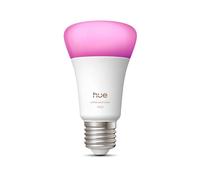 Philips Hue Lampada Smart LED A60, white and color amb., E27 Base, 8,1 W, spettro compl. 1.000 K-20.000 K, 1.100 lumen, int. regolabile, compatibile Alexa, Google Assistant e Apple Home, conf. da 1