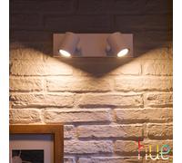 Philips Hue White & Color Ambiance Argenta faretto, GU10, 2 luci, 8720169318076, White & Color Ambiance Argenta; White & Color Ambiance; Argenta [Lampade per Interni > Punti Luce e Faretti]