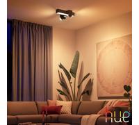 Philips Hue White & Color Ambiance Centris faretto, GU10 e LED, 4 luci, a croce, 8720169318670, White & Color Ambiance Centris; White & Color Ambiance; Centris [Lampade per Interni > Punti Luce e Fare