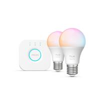 Philips Hue White & Color Ambiance Essential starter kit: 2 E27 lampade intelligenti (806 lm)