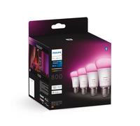 Philips Hue White and Color ambiance 4 Lampadine Smart E27 60 W