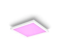 Philips Hue Illuminazione smart - Plafoniera Smart LED, 30x30 cm, 27 W, dimmerabile, luce bianca e colorata, bianco 929003598001