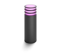 Philips Hue Lucca Palo da Terra per Esterni, Luce Smart Tunabel Bianca e a Colori, Luminosità 1.100 lm, Lampadina A60 Inclusa, Regolabile, Resistente a Intemperie IP44, Compatibile con Matter, Zigbee