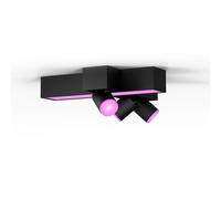 Philips Hue White & color ambiance Plafoniera con 3 faretti perpendicolari Centris - Nero