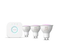 Philips Hue White & Color Ambiance Starter kit: 3 faretti connessi GU10