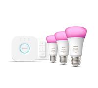PHILIPS Hue White & Colour Ambiance - E27 x3 Starter Kit e telecomando Hue