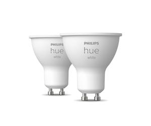 PHILIPS Hue White GU10 lampadine LED connesse - Compatibile con Bluetooth - Confezione da 2 - Nouvo