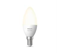Philips Hue White Candela Smart LED, Attacco E14, 5.5W, Luce Bianca Calda, Dimmerabile, Controllo con Bluetooth e Hue App, Funziona con Alexa, Google Assistant e Apple HomeKit