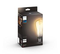 Philips Hue White, Lampadina LED Smart a Filamento, Bluetooth, Dimmerabile, E27, Luce Bianca Calda
