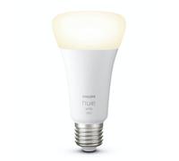 Philips Hue White Lampadina Smart LED, Attacco E27, 15.5 W, Luce Bianca Calda, Dimmerabile, Controllo con Bluetooth e Hue App, Funziona con Alexa, Google Assistant e Apple HomeKit