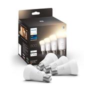 Philips Hue White 4 Lampadine Smart E27 60 W