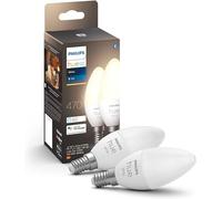 Philips Hue LED Lampada E14 Set di 2 5,5W 470lm Bianco