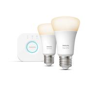 Philips Hue White Starter kit: 2 lampadine connesse E27 (800) Philips By Signify