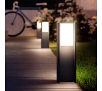 Philips Hue Turaco Palo da Terra per Esterni, Luce Smart Tunabel Bianca e Colori, Luminosità 1.100 lm, Lampadina A60 Inclusa, Regolabile, Resistente a Intemperie IP44, Compatibile con Matter, Zigbee