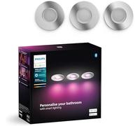 Philips Hue Xamento, Faretti da incasso LED smart, Confezione da 3, Argento