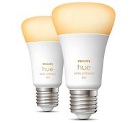 Philips Huewa Lampadina intelligente 6W A60 E27 2P Eur Luce bianca (confezione da 2) - Nouvo