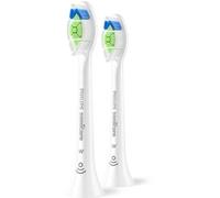 PHILIPS Sonicare W2 Optimal White, testine di ricambio originali, bianco, confezione da 2, HX6062/87, Nuovo, 2 Testine