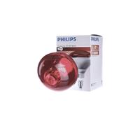 Philips lampada riscaldante ad infrarossi con vetro duro rosso 250 W