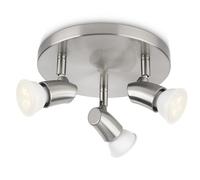 Philips Kaya LED Plafoniera, Opaca, Cromata, 3 X 2 W, 230 V 591191716 [EEK: E]