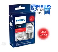PHILIPS KIT 2 LAMPADE LUCI COPPIA POSIZIONE/STOP LUCE ROSSA 5W 12898RX2 (P21W)