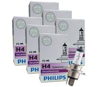 PHILIPS kit lampade H4 alogene Vision 12V 60/55W, confezione 6 pezzi