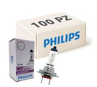 PHILIPS kit lampade H7 alogene 12V 55W, confezione 100 pezzi per fari e luci auto