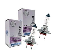 PHILIPS kit lampade H7 alogene 12V 55W, confezione 2 pezzi per fari e luci auto