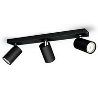 PHILIPS CONSUMER SPOT KOSIPO 3XGU10 DA INTERNO IP20 IN METALLO COLORE NERO 50593/30/PN 5059330PN