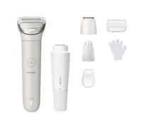 Philips Lady Shaver Serie 8000 - Rasoio senza filo, Wet & Dry, sistema di rasatura a 3 lame, testina di rasatura flessibile,per viso,corpo, gambe e zona bikini,100 minuti di utilizzo,modello BRL159/00