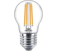 Philips Lampadina candela trasparente a filamento 60 W P45 E27