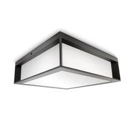 PHILIPS Lampada da parete per esterni, max. 2 x 14 W, per esterni, impermeabile, IP44, colore antracite, moderna lampada da parete per esterni, attacco E27 (senza lampadina)