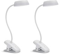 Philips LAMPADA DA TAVOLO DONUTCLIP 3W 40K W USB 02 Bianco 39689000 (Confezione da 2)