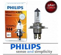 PHILIPS lampada H4 alogena Vision 12V 60/55W fino a 3200K per fari e luci auto