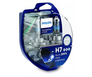 PHILIPS lampada H7 alogena RacingVision GT200 12V 55W 3500K per fari e luci auto