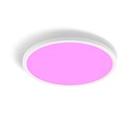 Philips Hue Devote Pannello Smart LED, White and Color Ambiance, Rotondo, diametro 43 cm, 23W, 2900 Lumen, Cornice bianca, Illuminazione degli spazi interni