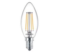 Philips lampadina LED candela E14 4,3W bianco caldo 2700K