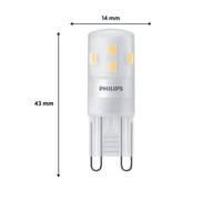 Philips Lampadina LED con attacco a spina G9 1,9W 220lm 2700K opaca 6 pezzi Philips