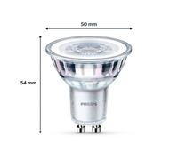 Philips Lampadina LED GU10 4,6W 355lm 827 chiaro 36° 2 pezzi 871951445163600