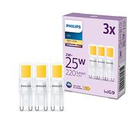 Philips Lampadina LED, Luce Bianca Calda, 25W, G9, 3 Pezzi 929002495293