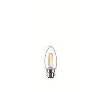 Philips Lampadina LED Oliva Filamento, 6 Pezzi, Equivalente a 40W, Attacco B22, Luce Bianca Calda, non Dimmerabile