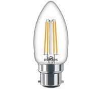 PHILIPS Lampadina LED Premium Classic B35 trasparente [attacco a baionetta piccolo B22] 40 W, bianco caldo 2700 K, non dimmerabile