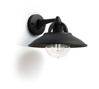 Philips - Lantern da parete cormorano Nero 1x42W 230V