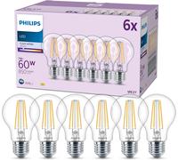 Philips LED 6 Lampadine - Luce Bianca Fredda - 60W/E27/230 Volt - Nuove
