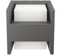 Philips LED Arbour Ultra Efficiente Lampada da Parete per Esterni, Luce Bidirezionale, Luce Bianca Calda, 3.8W, IP44, Antracite