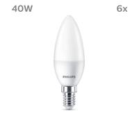 Philips LED candela E14 4,9W 470m 2.700K satin 6x 871951445999100