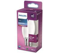 Philips - Led Candela Vetro 60w E14 6500k Non Dim-white Philips